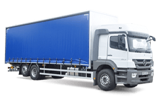 Car Hire Bridgwater - 26 Tonne Curtain Side Truck - Truck hire Bridgwater