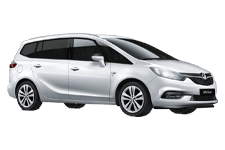 Car Hire Bridgwater - Vauxhall Zafira 7-Seater - Minibus hire Bridgwater